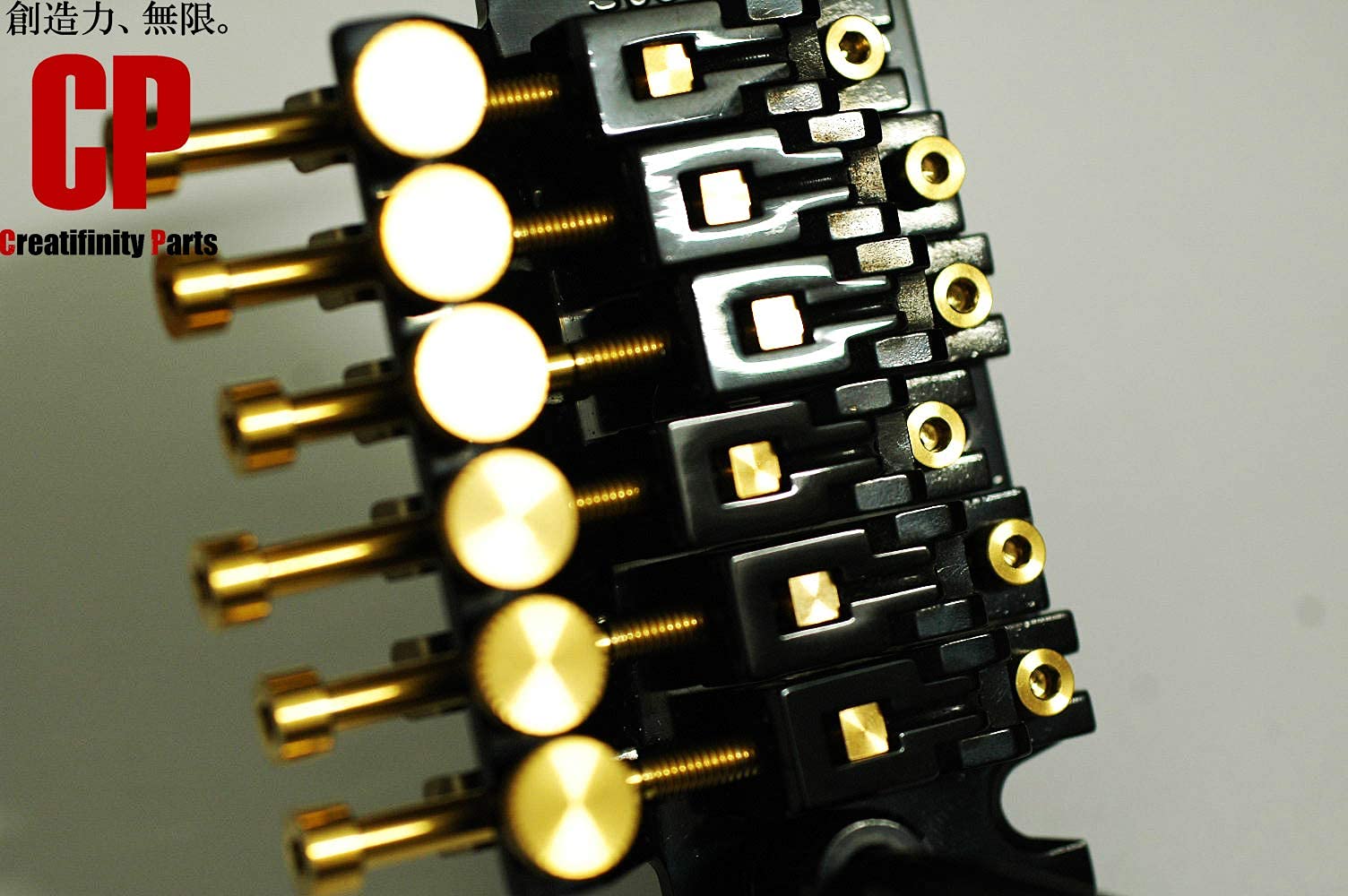 し*よ様 フロイドローズ用Creatifinity Parts製 チタンパーツセ Amazon | [Creatifinity Parts] チタン製 ファインチューニング